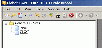 如何在CuteFTP中配置您的网站
